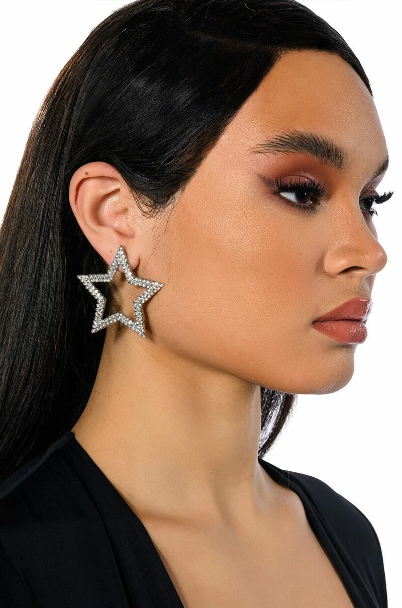 STAR OF THE SHOW EMBELLISHED EARRINGS