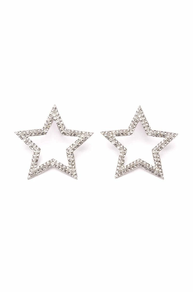 STAR OF THE SHOW EMBELLISHED EARRINGS - Image 2
