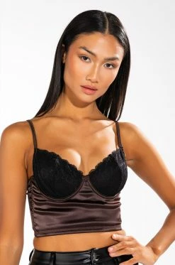 SULTRY LONGLINE BRALETTE TOP