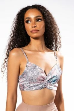 SURE THING TWISTED FRONT BRALETTE