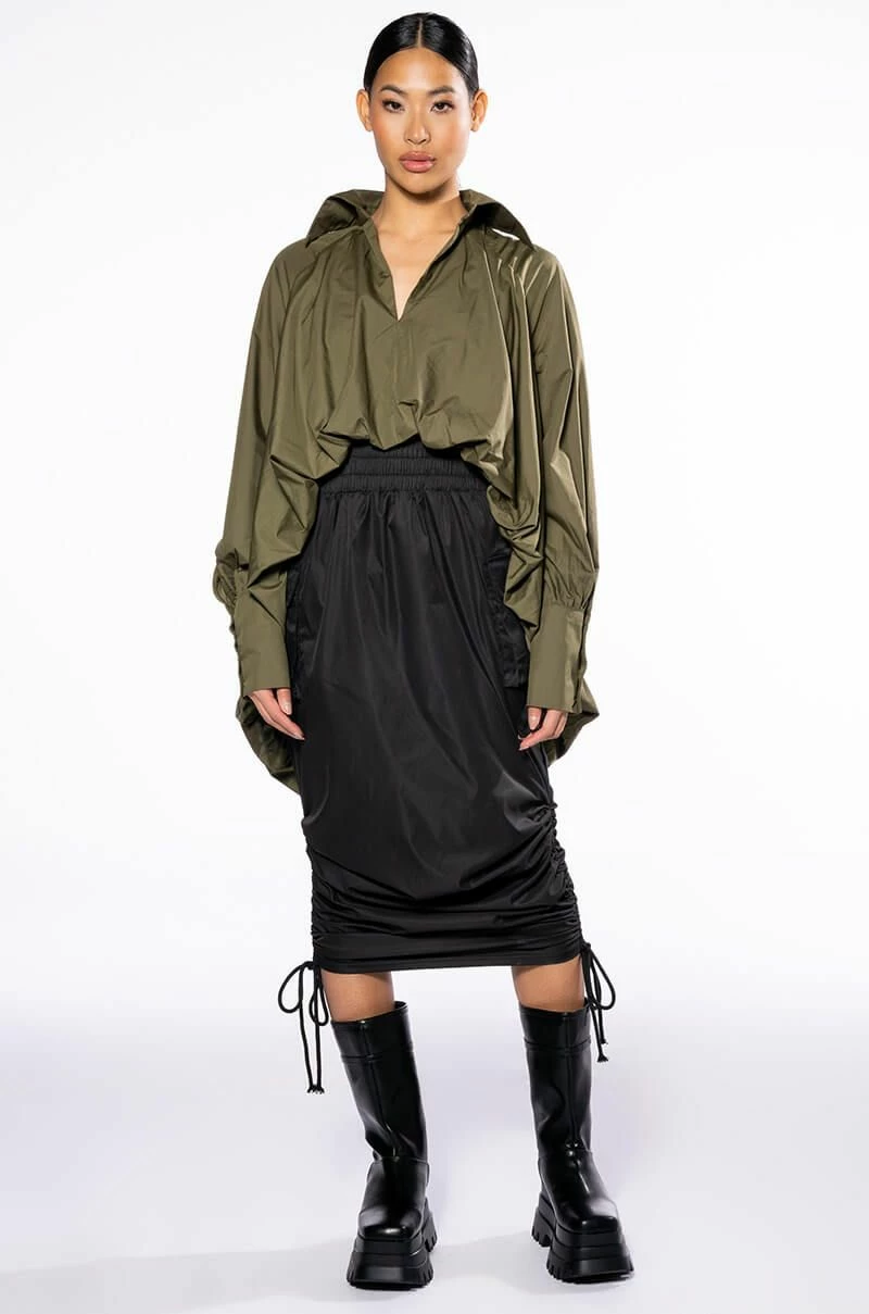 THE MUST HAVE BUBBLE POPLIN BLOUSE - Image 7