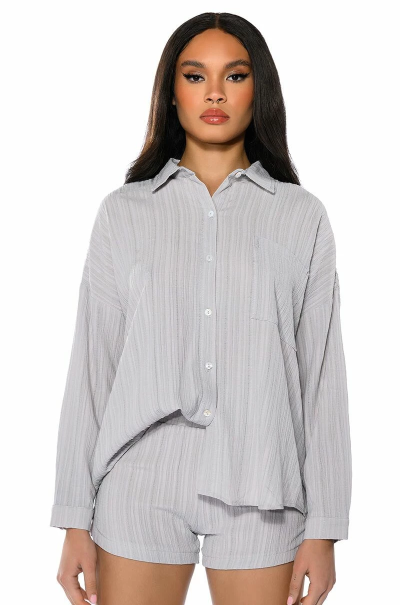 TIME TO RELAX BUTTON DOWN SHIRT - Image 2