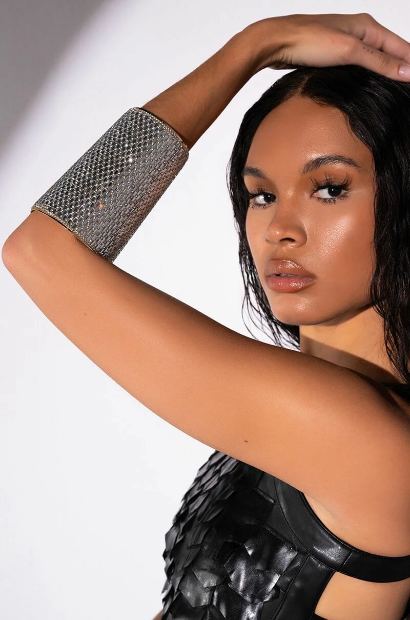 TONIGHT IS THE NIGHT RHINESTONE CUFF