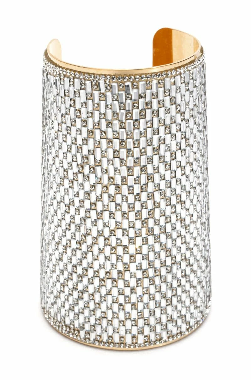 TONIGHT IS THE NIGHT RHINESTONE CUFF - Image 2
