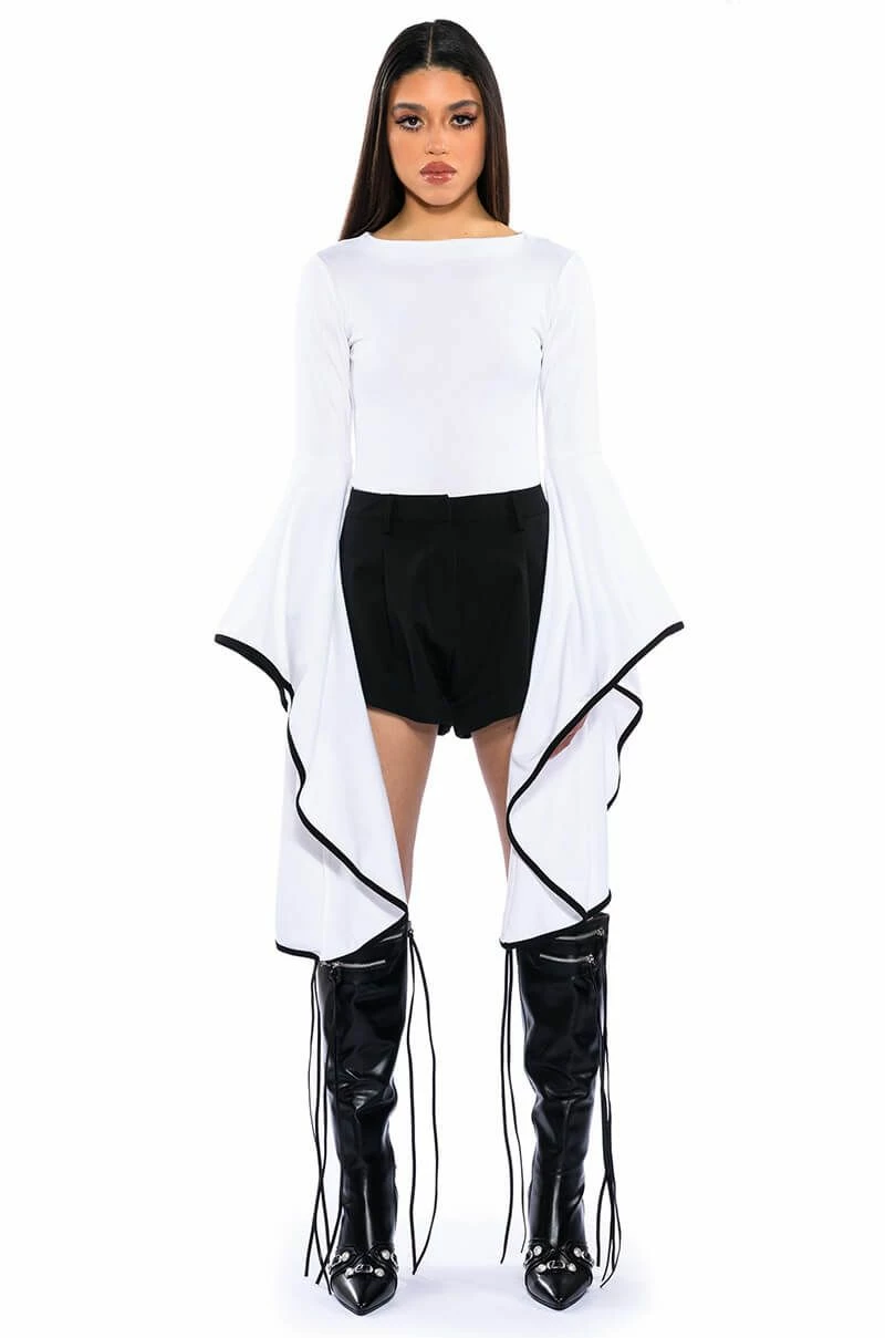 TRACY DRAMATIC SLEEVE BODYSUIT