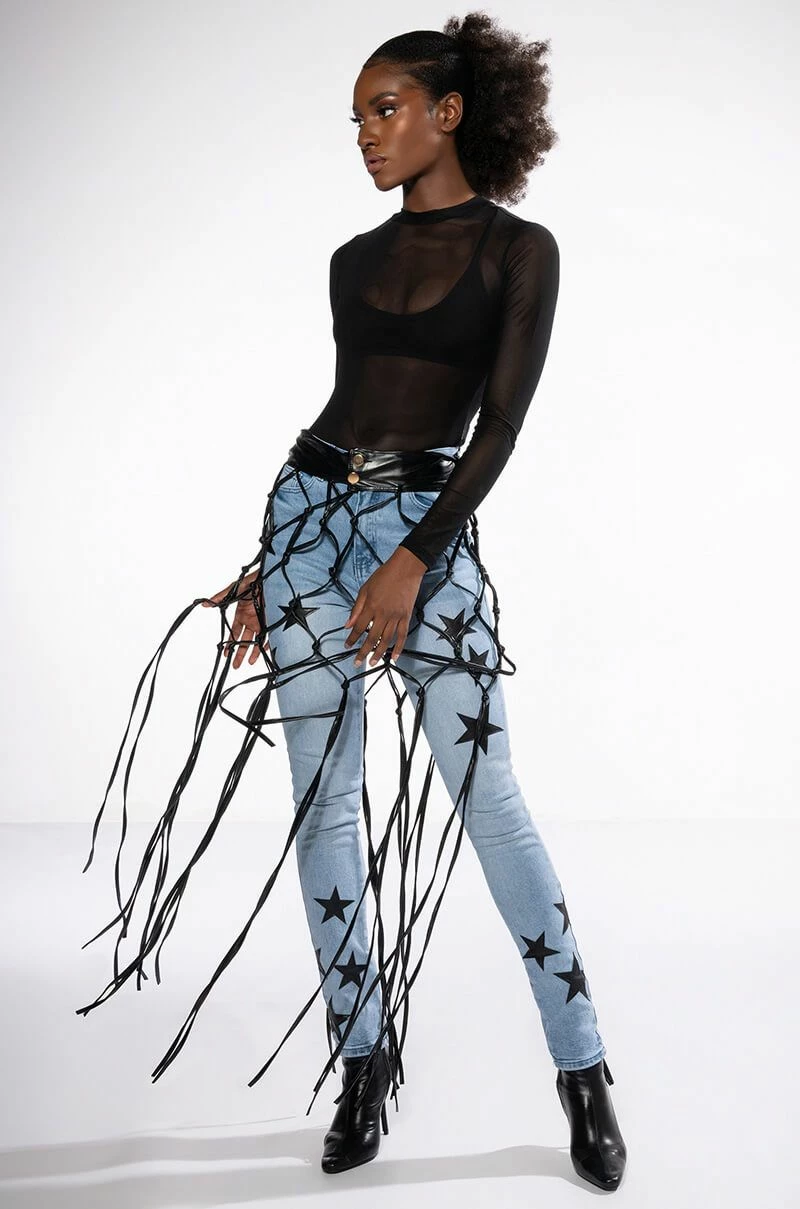 TYING THE KNOT PU SKIRT BELT - Image 2