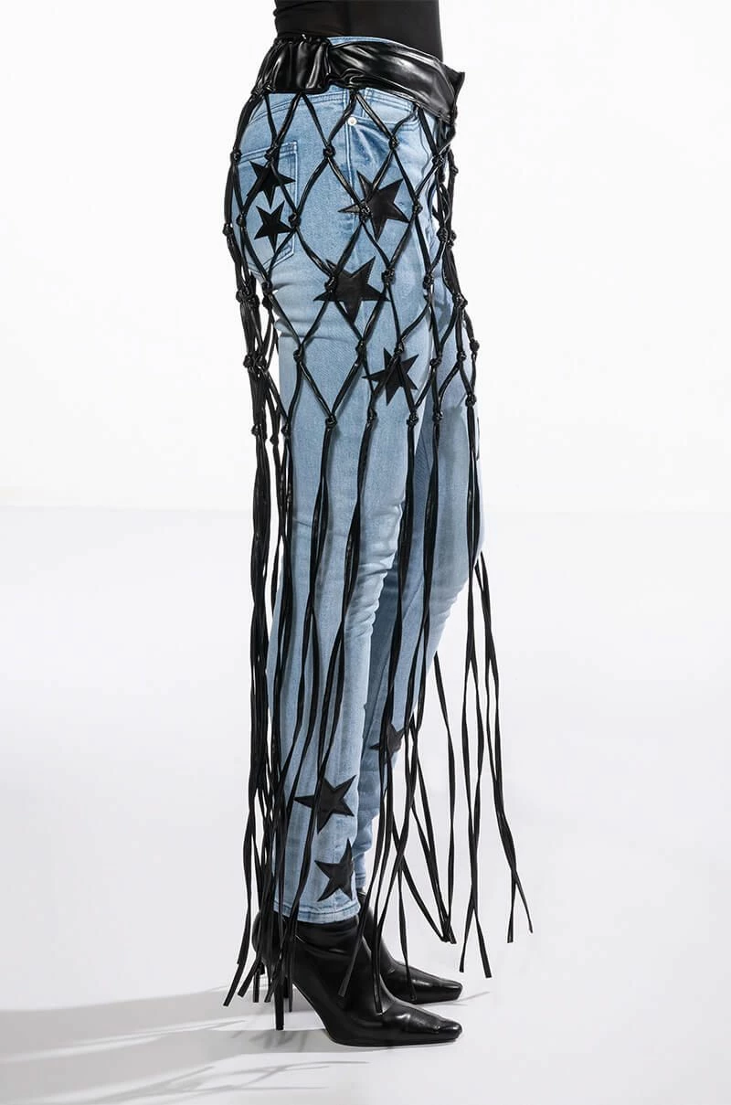 TYING THE KNOT PU SKIRT BELT - Image 4