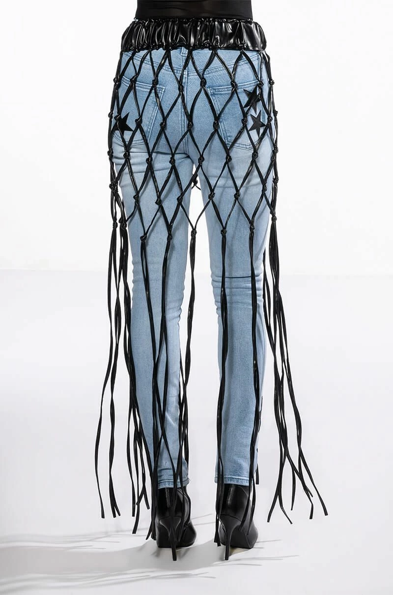 TYING THE KNOT PU SKIRT BELT - Image 5