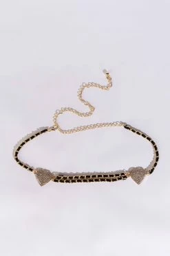 QUEEN OF HEARTS CHAIN BELT