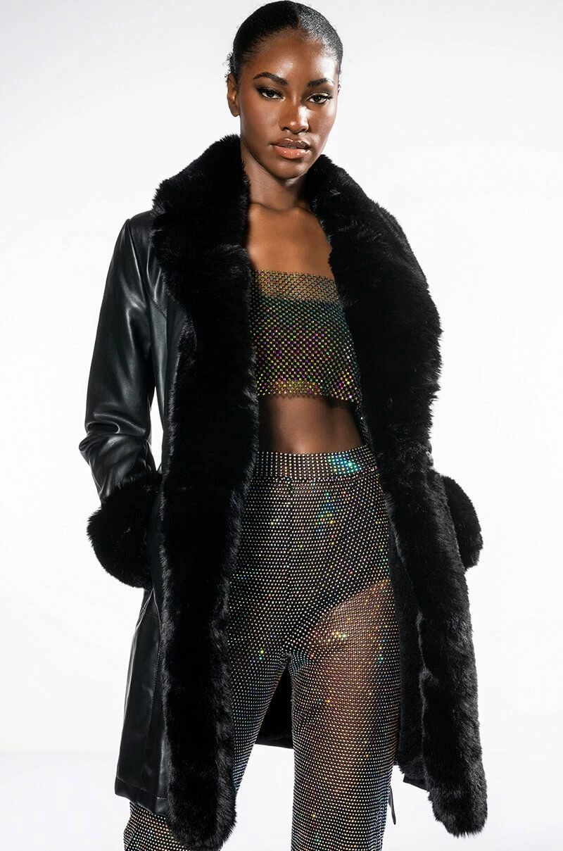 VANESSA RHINESTONE MESH BRALETTE - Image 2