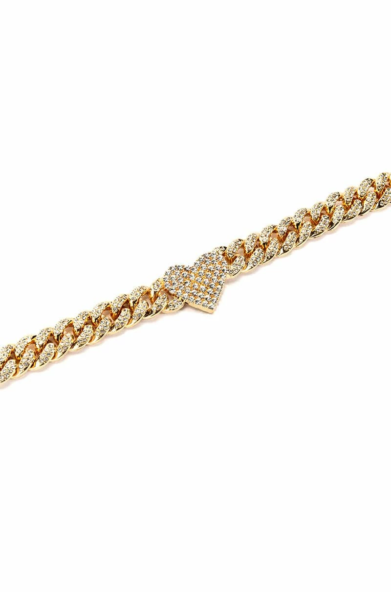 WANNA BE LIKE YOU RHINESTONE CHAIN NECKLACE - Image 2