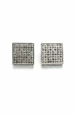 WATCHING YOU WATCHING ME STATEMENT RHINESTONE STUDS