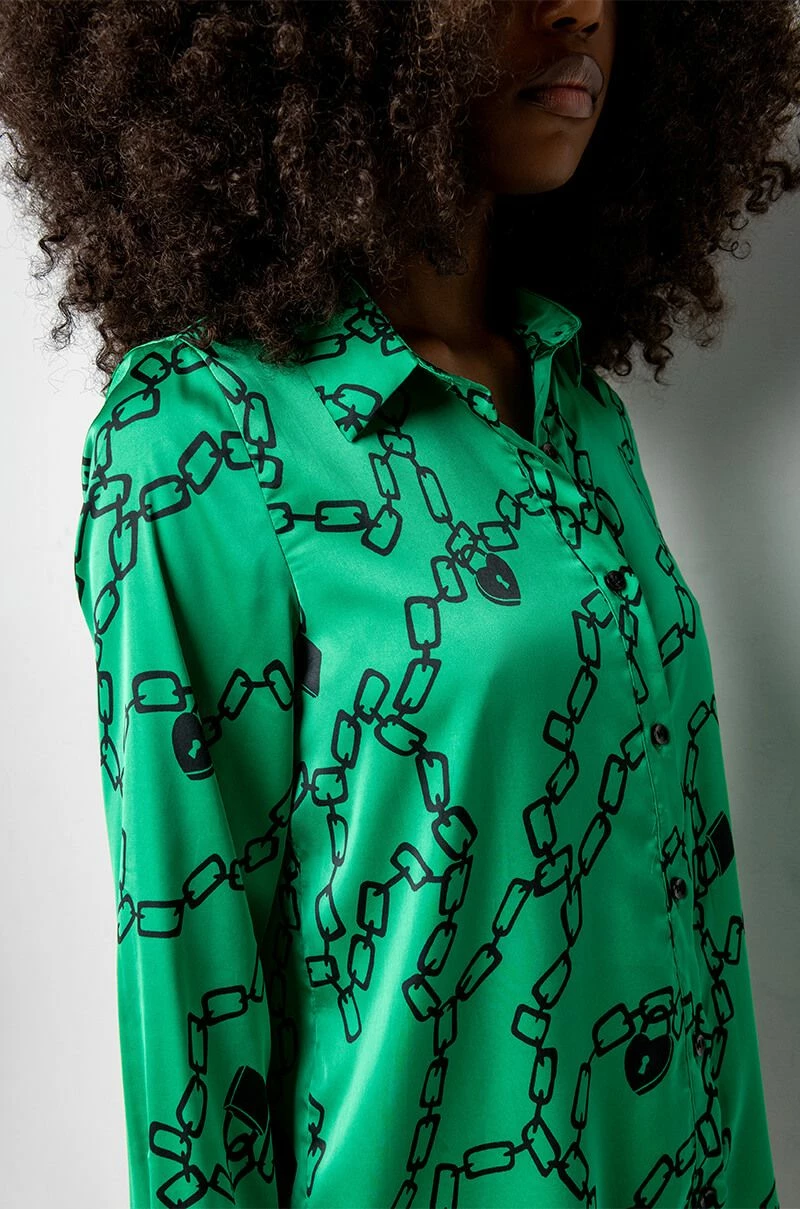 WHAT'S NEW BUTTON UP BLOUSE - Image 7