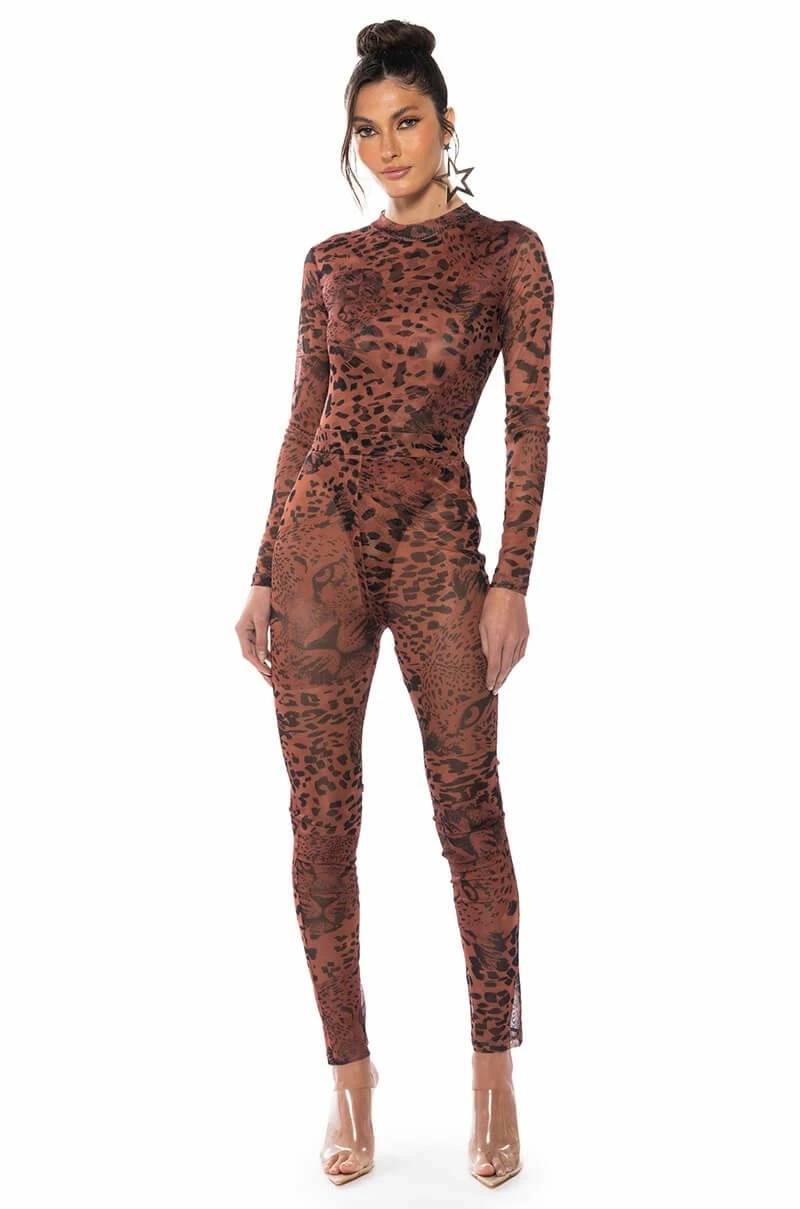 WILD CHEETAH PRINT LONGSLEEVE BODYSUIT - Image 3