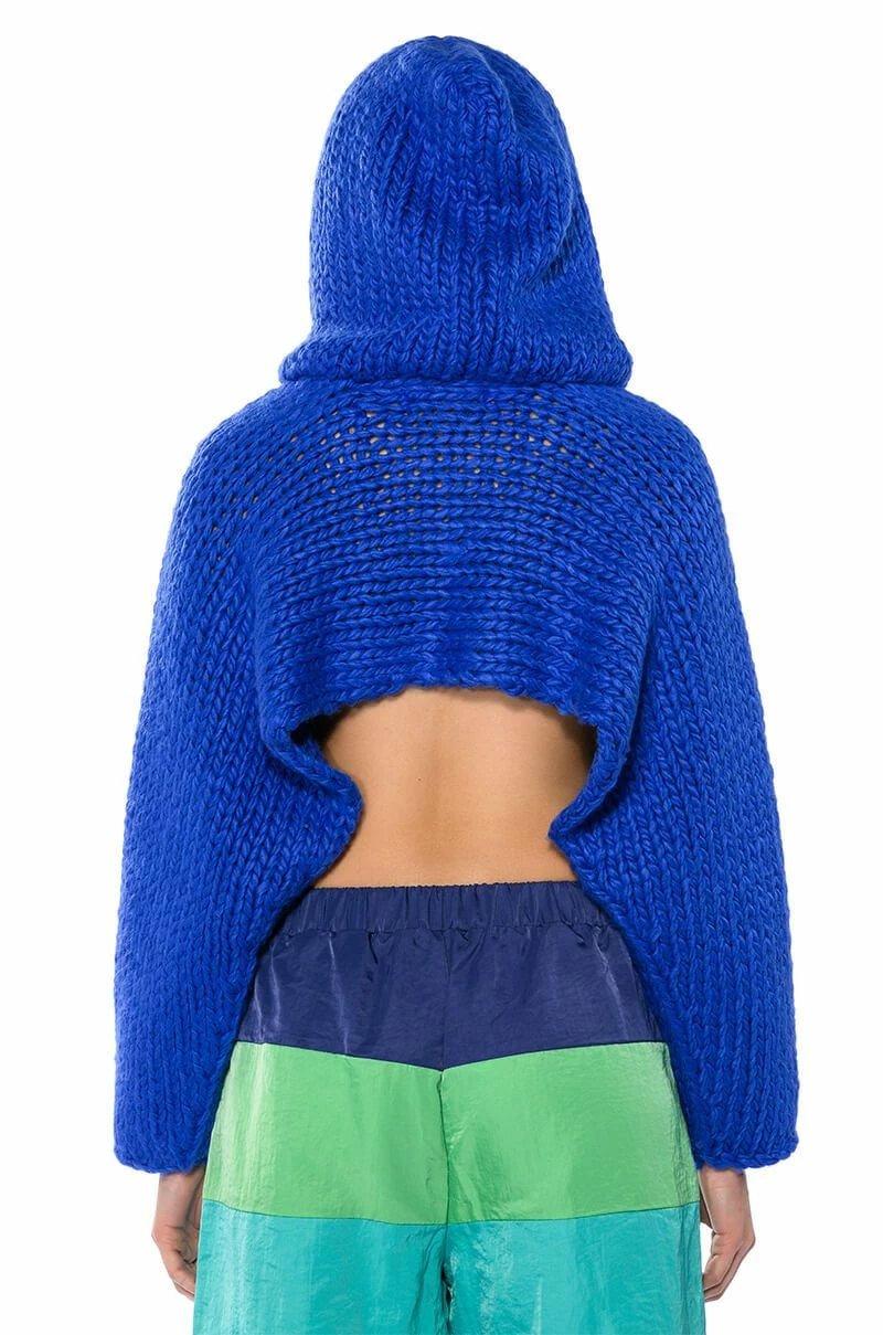 WILLA CROPPED HOODED SWEATER - Image 6