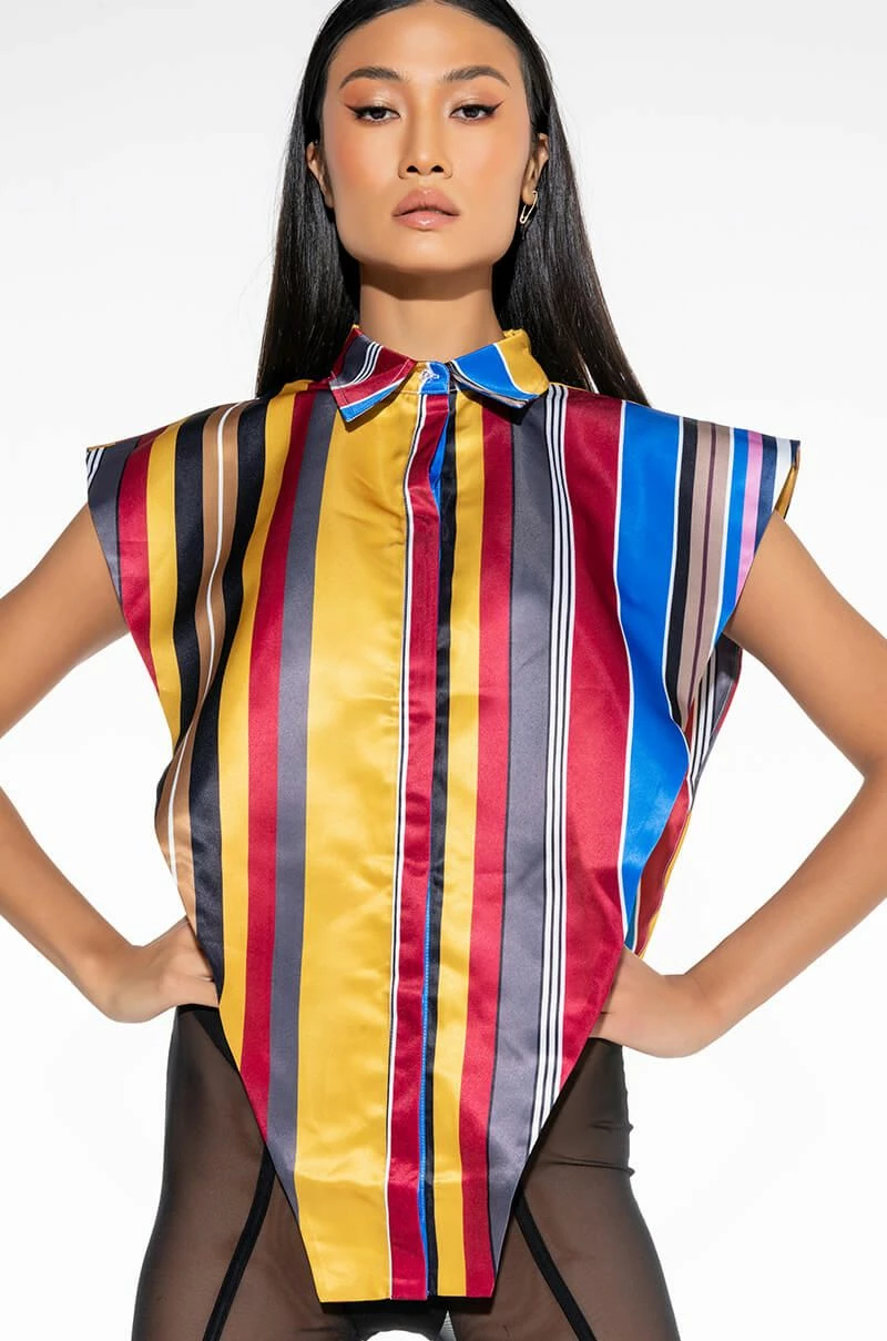 YOUR MUSE BUTTON UP BLOUSE - Image 3