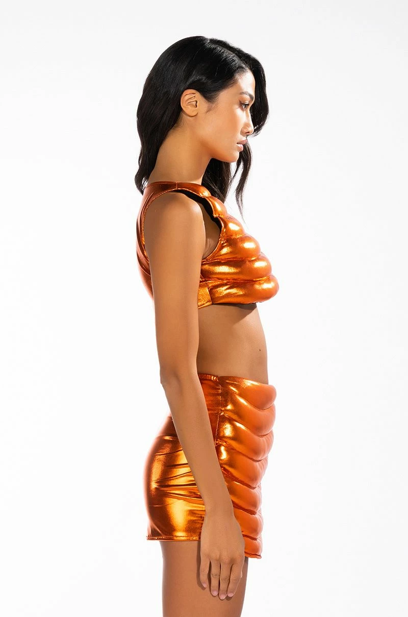 ZENON SLEEVELESS TEXTURED CROP TOP - Image 12