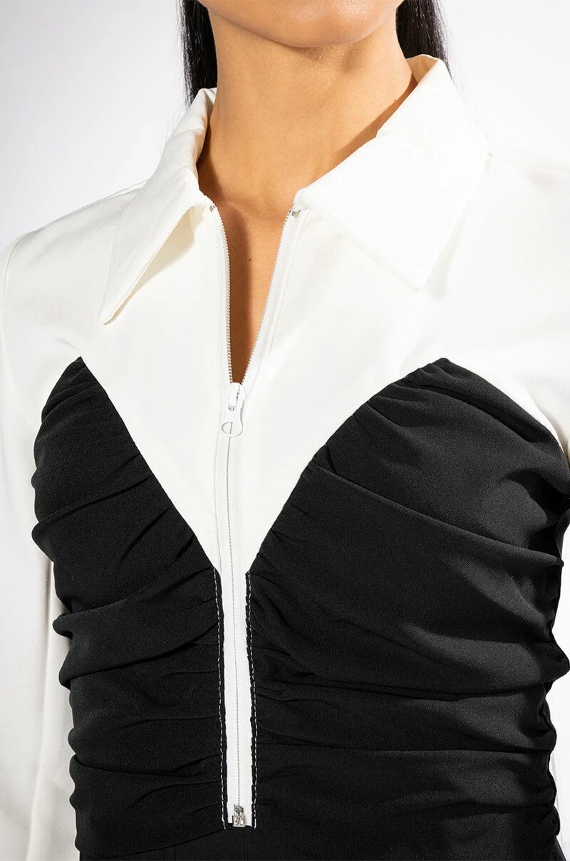 ZIPPIE DETAIL BLOUSE - Image 6