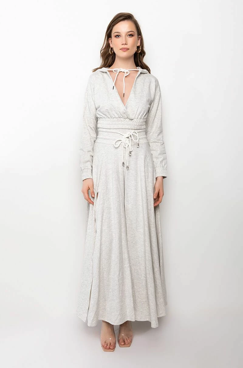 ZUMI CROPPED WRAP FRONT HOODIE - Image 8